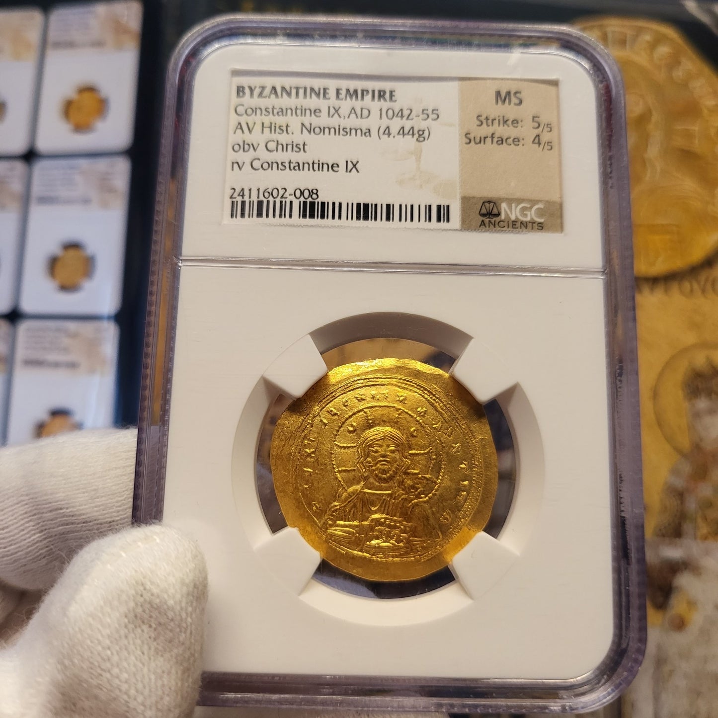 Byzantine Empire HIST. Nomisma (4.44g) 1042-55 MS 5/4