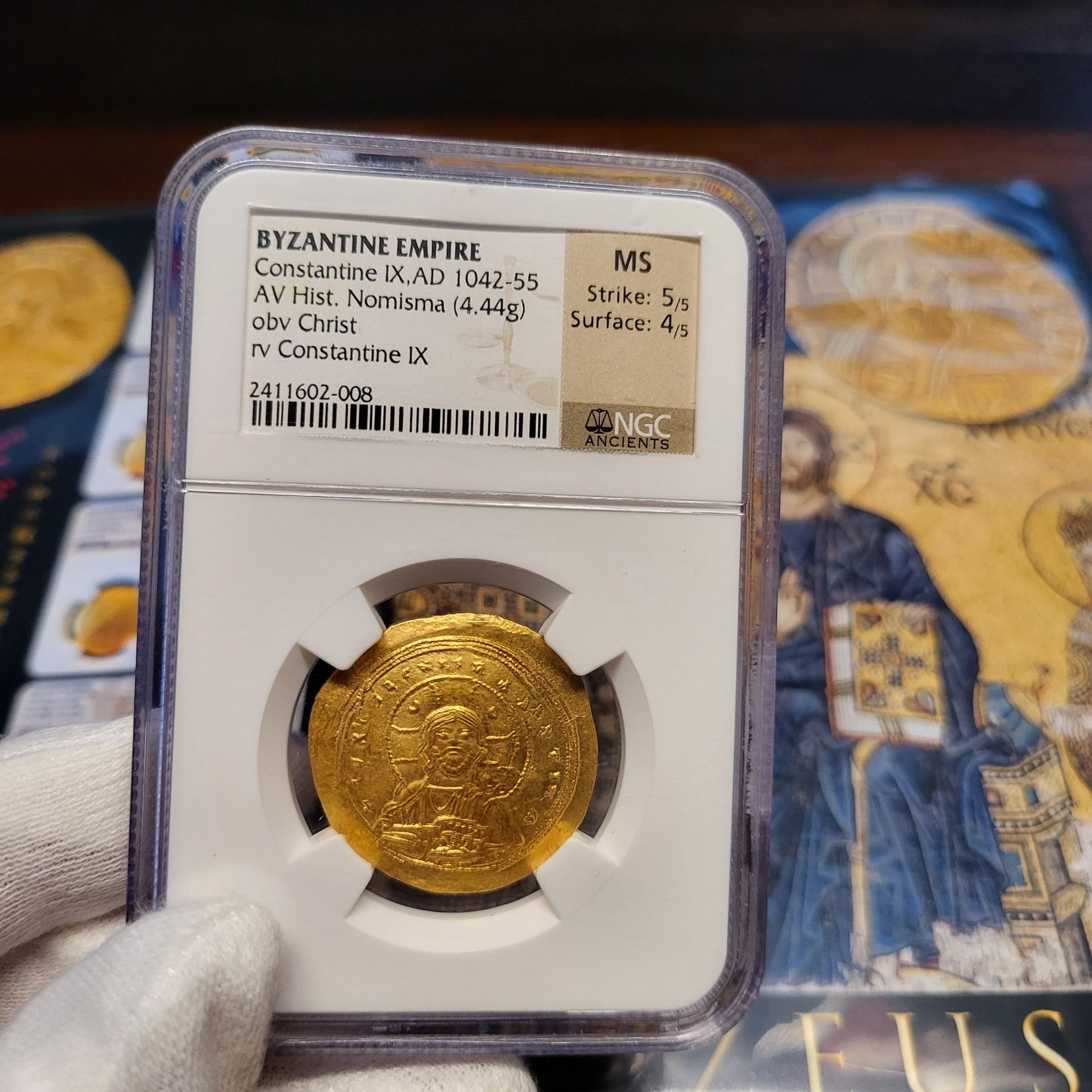 Byzantine Empire HIST. Nomisma (4.44g) 1042-55 MS 5/4