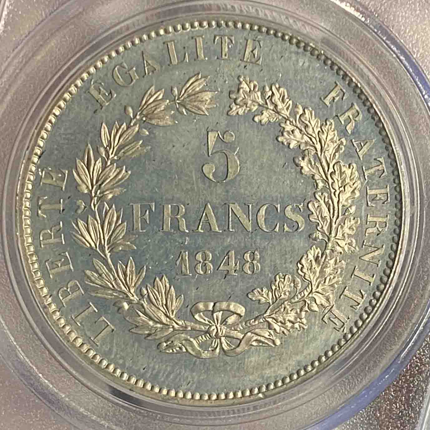 【Top Pop!】France 5 Fr 1848 (Pattern) SP-64