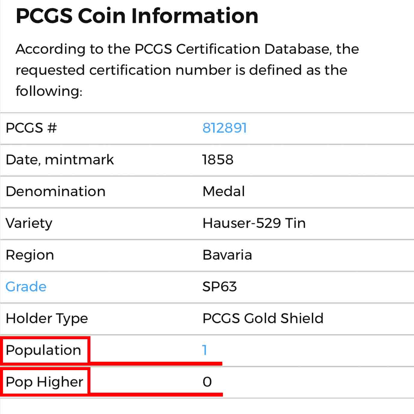 【Top Pop!】Bavaria CityView Tin Medal 1858 (Pattern) SP-63