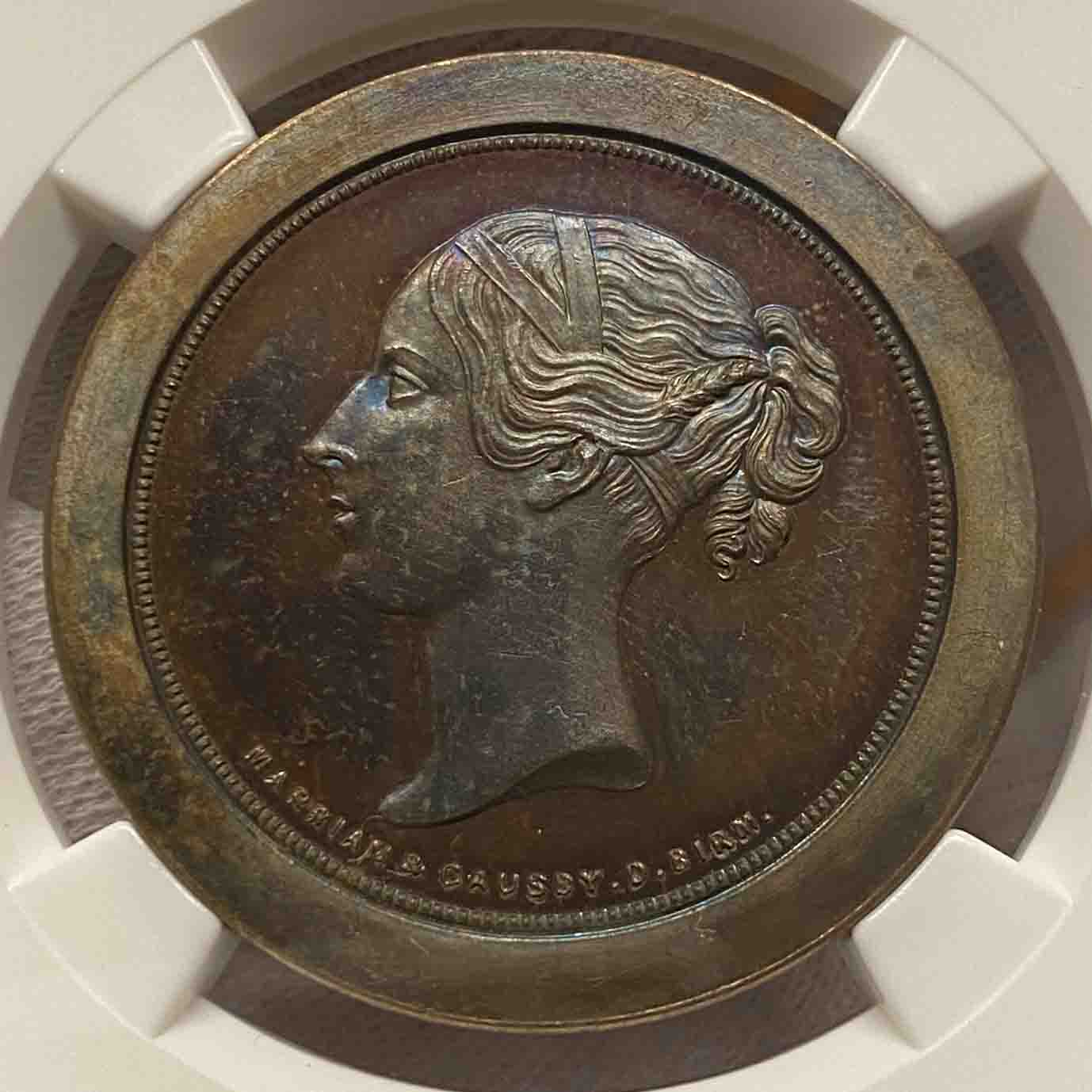 Great Britain 5 Cent Bronze 1859 (Pattern) PF-64