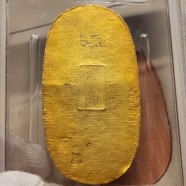 Tajima-Koku Koban Gold (Fantasy Issue) Bent UNC-Detail