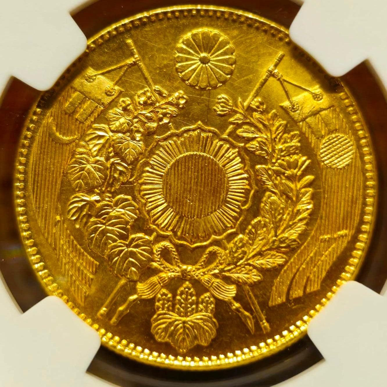 [001-0121]M4 (1871) Old 10 Yen Gold MS-65