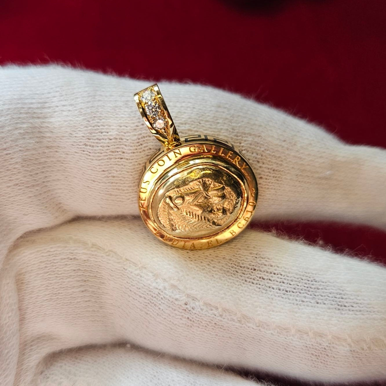 [Coin Pendant] Lydian Gold Coin - Gold