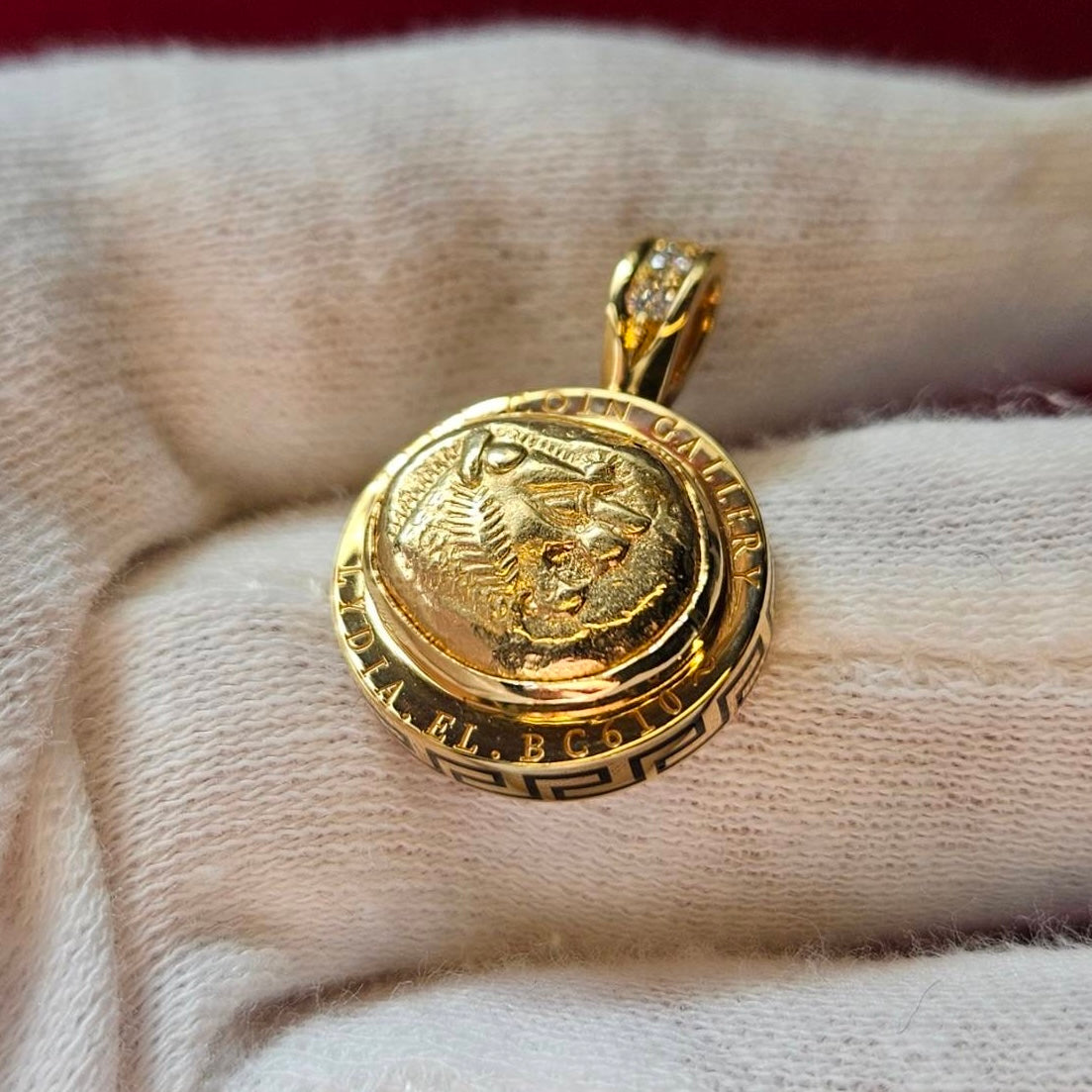 [Coin Pendant] Lydian Gold Coin - Gold