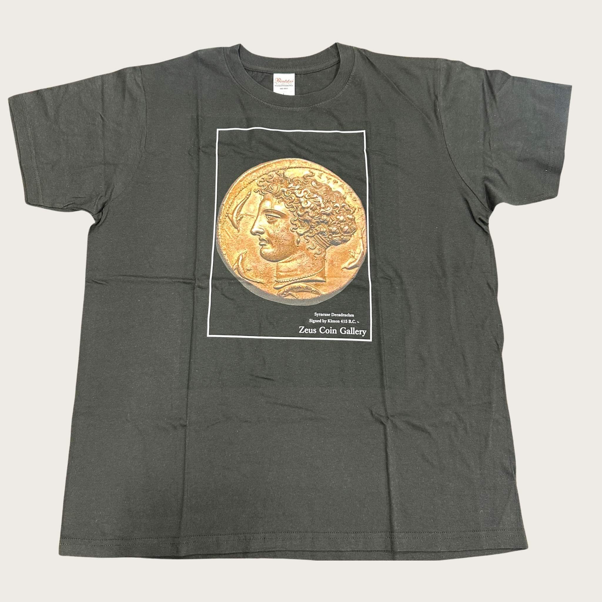 [JT-007] Syracuse Decadrachm T-shirt Black