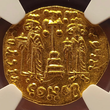 拜占廷帝国 Solidus (4.41g) 668-685 Ch-MS 4/5
